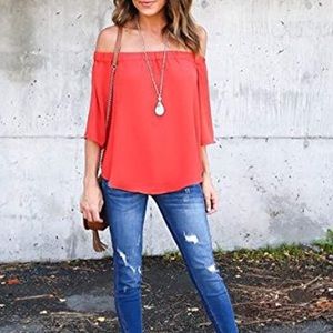 Off shoulder top